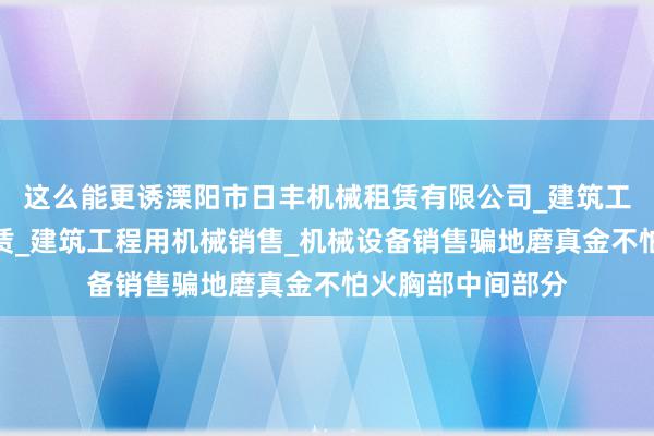 这么能更诱溧阳市日丰机械租赁有限公司_建筑工程机械与设备租赁_建筑工程用机械销售_机械设备销售骗地磨真金不怕火胸部中间部分